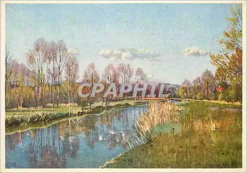 Cartes postales moderne Marztag am Bach Le Ruisseau