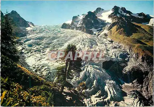 Moderne Karte Suisse La Glacier du Trient