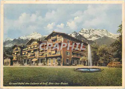 Cartes postales moderne Grand Hotel des Salines et Golf Box les Bains