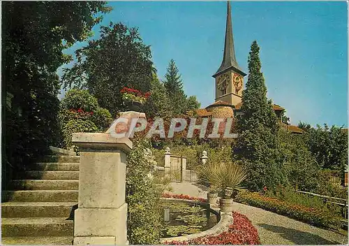 Cartes postales moderne Schweiz Burgdorf Protestantische Kirche