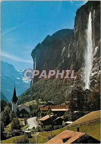 Cartes postales moderne Lauterbrunnen Staubbach