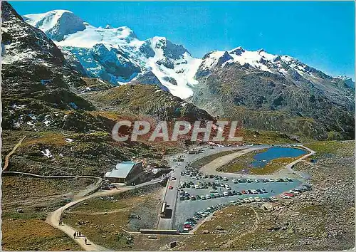 Moderne Karte Susten Pass Summit Switzerland