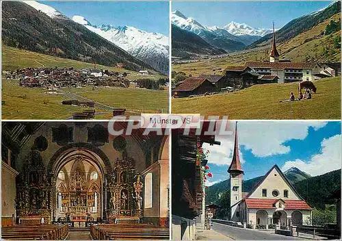 Cartes postales moderne Munster im Goms Wallis