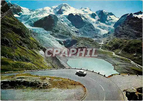 Cartes postales moderne Sustenpass Gletscherrank mit Gwachtenhorn Tierberge und Steingletscher
