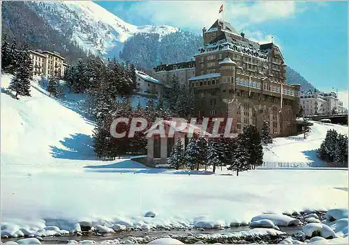 Moderne Karte Schlosshotel und Parkhotel Club Meditearranee Pontresina