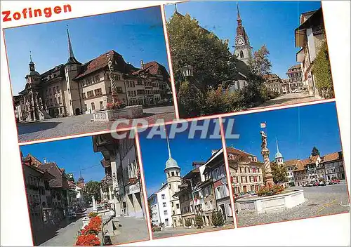 Moderne Karte Schweiz Zofingen Rathaus Ref Stadtkirche