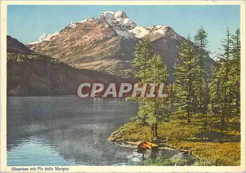 Cartes postales moderne Silsersee mit Piz della Margna Ober Engadin