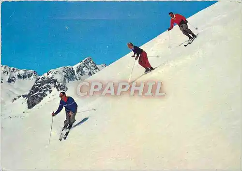 Cartes postales moderne Stiebende Fahrt Ski