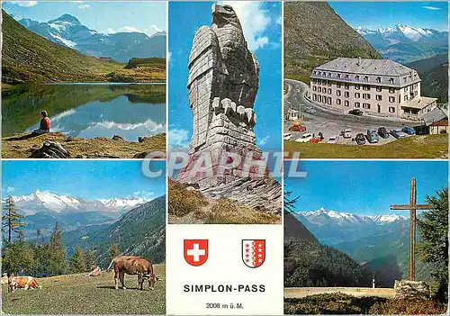 Cartes postales Simplon Pass Hotel Bellevue Simplon Kulm