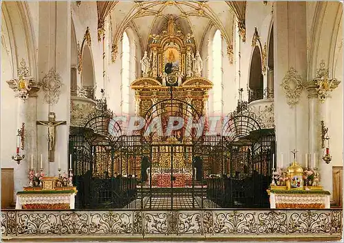 Cartes postales Basilika Mariastein Chor mit Hochaltar