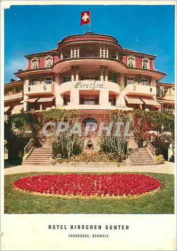 Cartes postales Hotel Hirschen Gunten Thunersee Schweiz