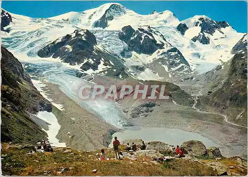 Cartes postales Am Sustenpass Gwachtenhorn mit Steingletscher