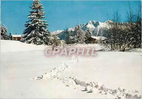 Ansichtskarte AK Paysage de neige dans la region de Montana