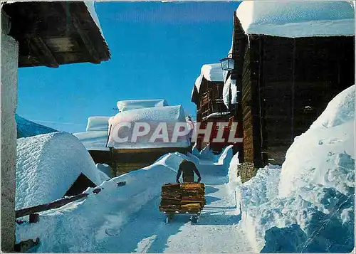 Cartes postales moderne Hiver a Chandolin Val d Anniviers