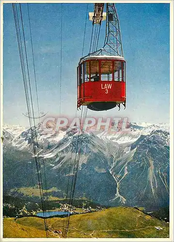 Cartes postales moderne Blick vom Arosier Weisshorn aud den Obersee