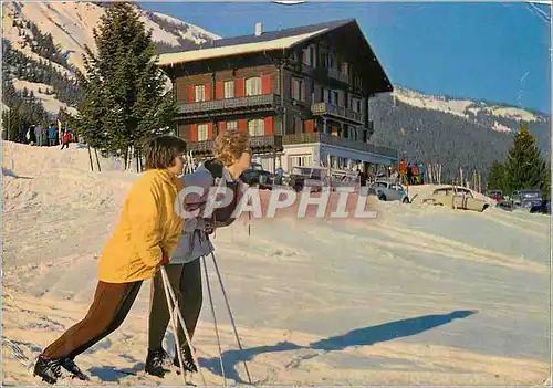 Cartes postales moderne Hotel Chamossaire Anzere Ayent Valais Station touristique d hiver et d ete de Sion par route de