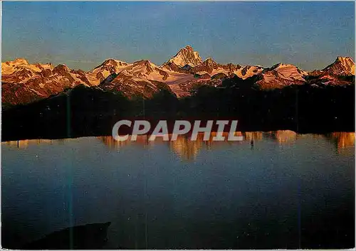 Cartes postales moderne Sonnenaufgang auf dem Nufenen Passo della Nufenen