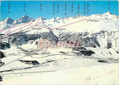 Cartes postales moderne Celerina Oberengadin Marguns