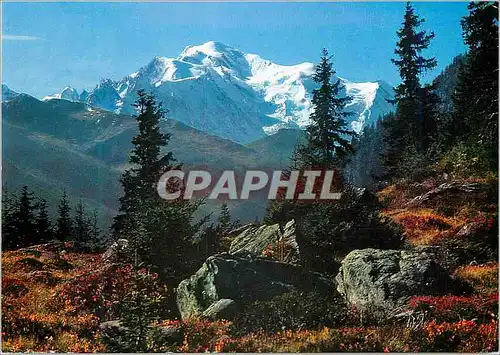 Cartes postales moderne Alpe de la Creuse Le Mt Blanc