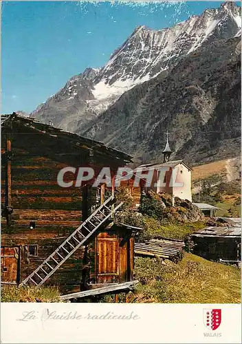 Moderne Karte Paysage du Lotschental