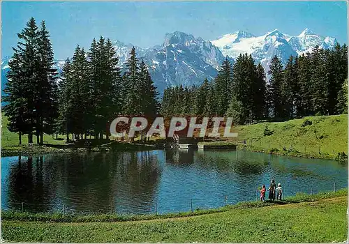 Cartes postales moderne Hasliberg Bidmiseeli Hangendgletscherhorn