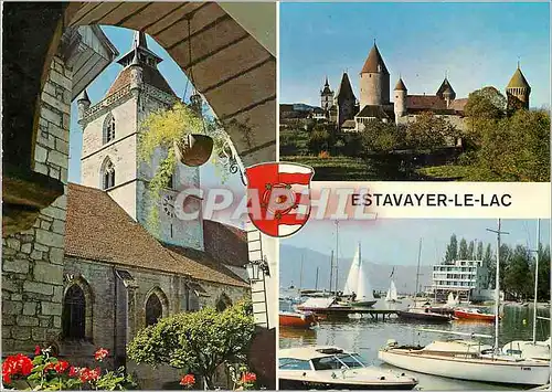 Cartes postales moderne Estavayer le Lac