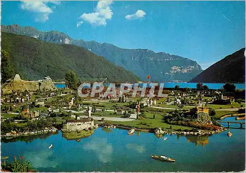Cartes postales moderne Swissminiatur Melide Lugano Vue generale Generalinsicht