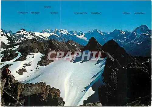 Cartes postales moderne Blick vom Torrenthorn ob Leukerbad und Albinen Wallis