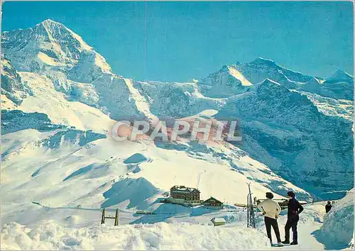Cartes postales moderne Kleine Scheidegg mit Monch und Jungfrau