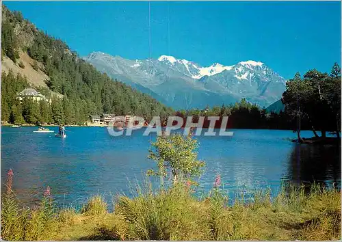 Cartes postales moderne Le Lac de Champex et le Grand Combin
