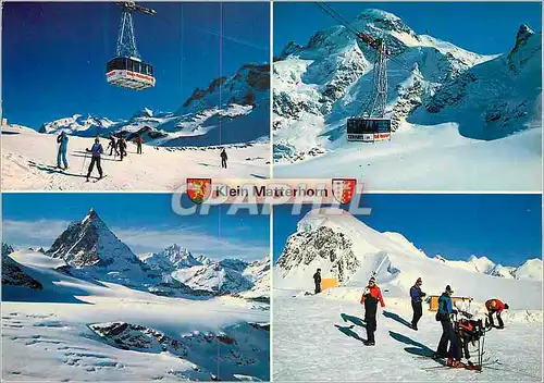 Cartes postales moderne Zermatt Luftseibahn Klein Matterhorn