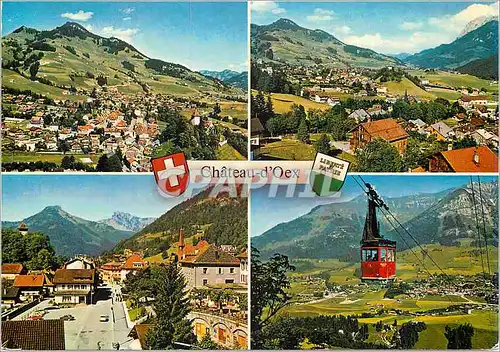 Cartes postales moderne Suisse Chateau d Oex