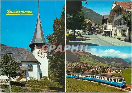 Cartes postales moderne Suisse Zweisimmen Berner Oberland