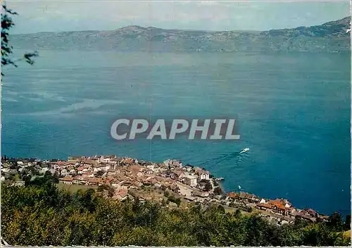 Cartes postales St Gingolph Suisse Vue generale sur le Lac Leman et la Rive Vaudoise