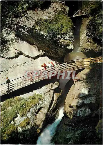 Moderne Karte Trummelbach Schlucht bei Lauterbrunnen