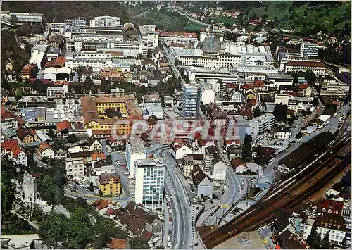 Moderne Karte Baden Zentrum mit Brown