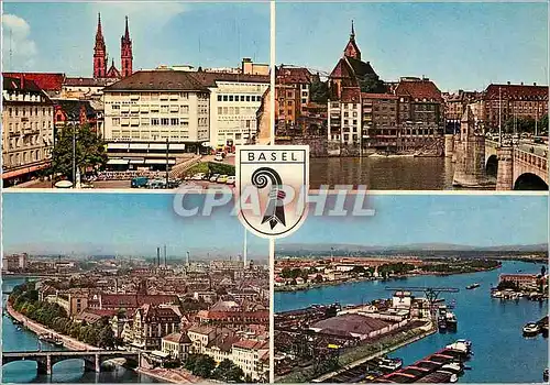 Moderne Karte Views of Country Basel