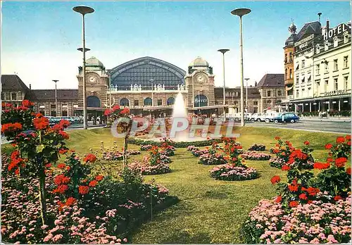 Moderne Karte Railway station of the Swiss Federal Railways