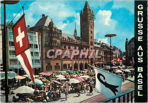 Moderne Karte Marktplatz und Rathaus