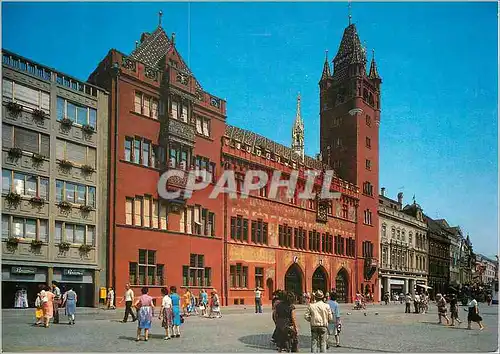 Cartes postales moderne Marktplatz mit Rathaus