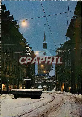 Cartes postales moderne Clock-Tower & Zahringen fountain