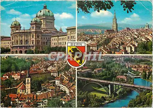 Cartes postales moderne Palais federal Catherdrale Staiden pont Kirchenfeld