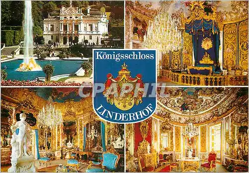 Moderne Karte Royal castle Linderhof