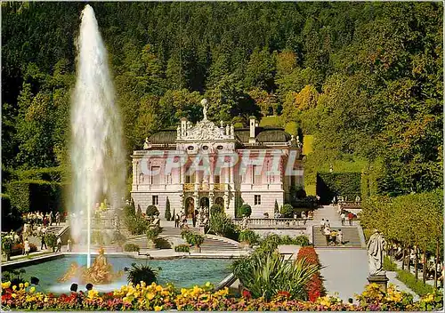 Moderne Karte Royal castle Linderhof