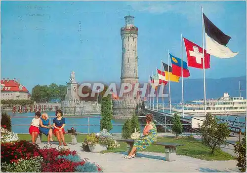 Cartes postales moderne Hafenpartie Bateau Phare