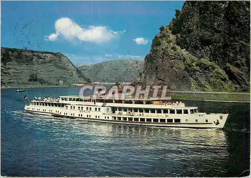 Moderne Karte M.S France Bateau