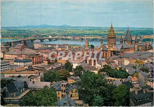 Cartes postales moderne Panorama mit Dom Rhirinbrucke