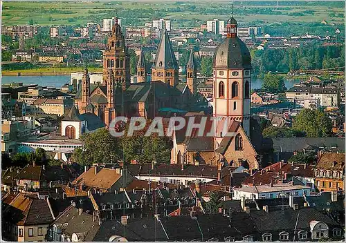 Moderne Karte Dom und St. Stephans-Kirche