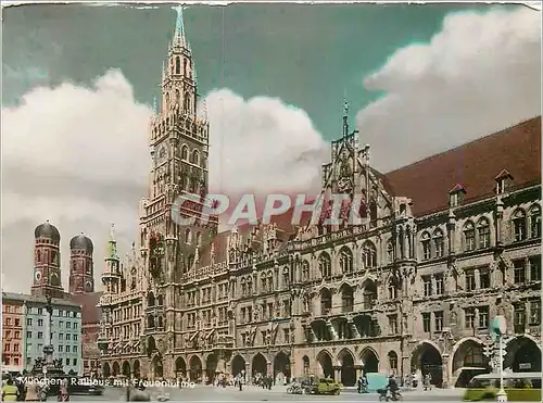 Cartes postales moderne Rathaus mit Frauenturmo