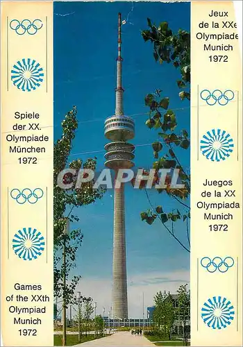 Cartes postales moderne Olympiaturm und Eissporthalle Jeux Olympiques